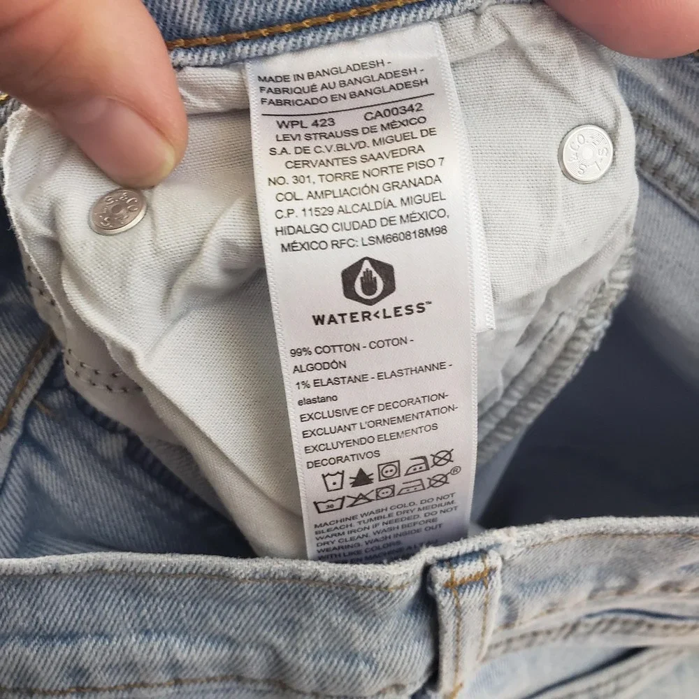 Levi Strauss Signature Jeans Mens 29x30‎ Light Wash Regular Fit Denim Waterless